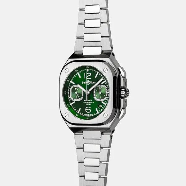 Bell & Ross BR 05 Chrono Green Steel BR05C-GN-ST/SST
