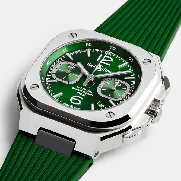 Bell & Ross BR 05 Chrono Green Steel BR05C-GN-ST/SRB