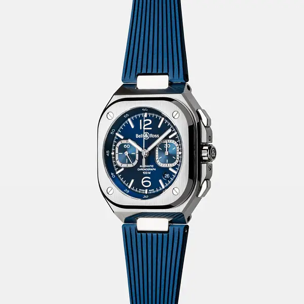 Bell & Ross BR 05 Chrono Blue Steel BR05C-BLU-ST/SRB