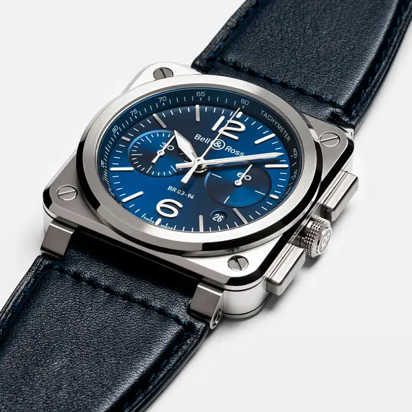Bell & Ross Blue Steel BR0394-BLU-ST/SCA