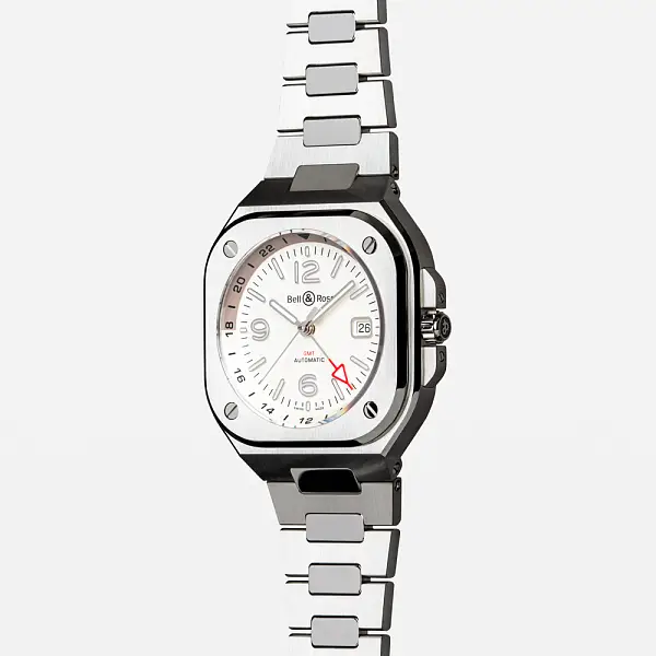 Bell & Ross BR 05 GMT White BR05G-SI-ST/SST