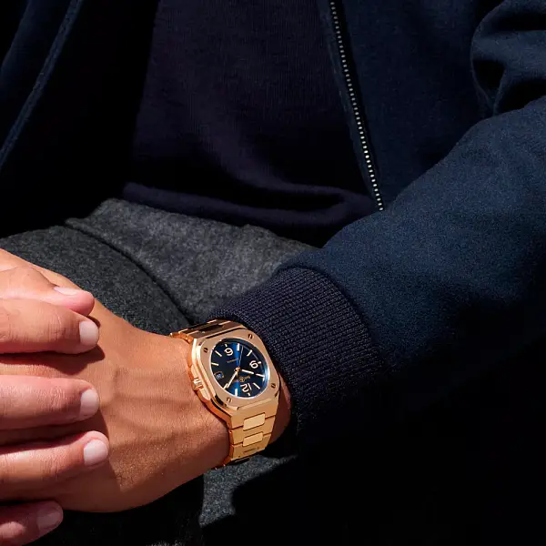 Bell & Ross BR 05 Blue Gold BR05A-BLU-PG/SPG