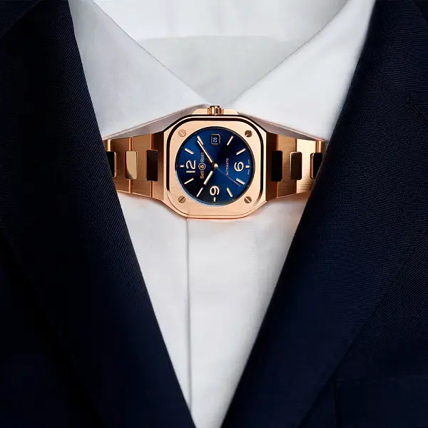 Bell & Ross BR 05 Blue Gold BR05A-BLU-PG/SPG