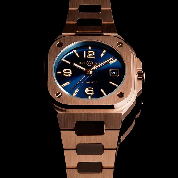 Bell & Ross BR 05 Blue Gold BR05A-BLU-PG/SPG