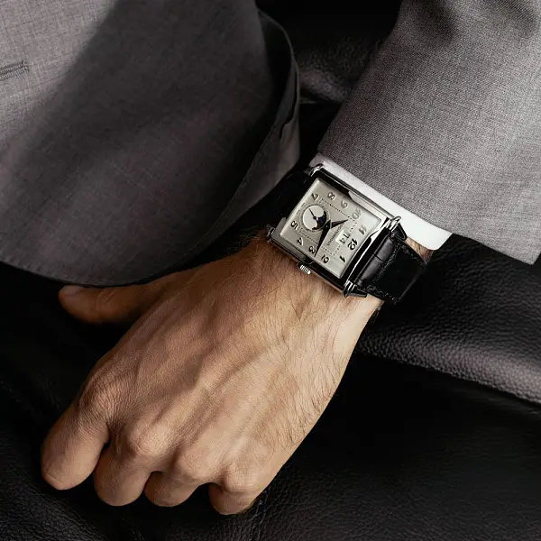 Винтаж 1945 XXL Большая дата и фазы Луны 25882-11-121-BB6B