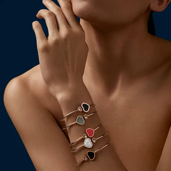 Золотой браслет Chopard Happy Hearts 857482-5203