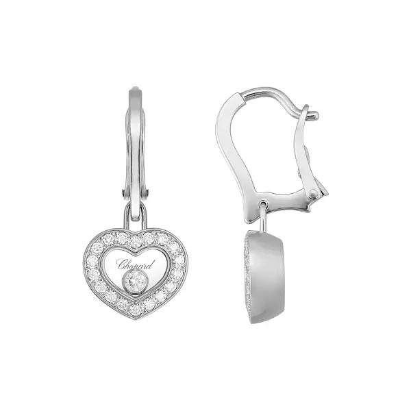 Золотые серьги Chopard Happy Diamonds 83A054-1401