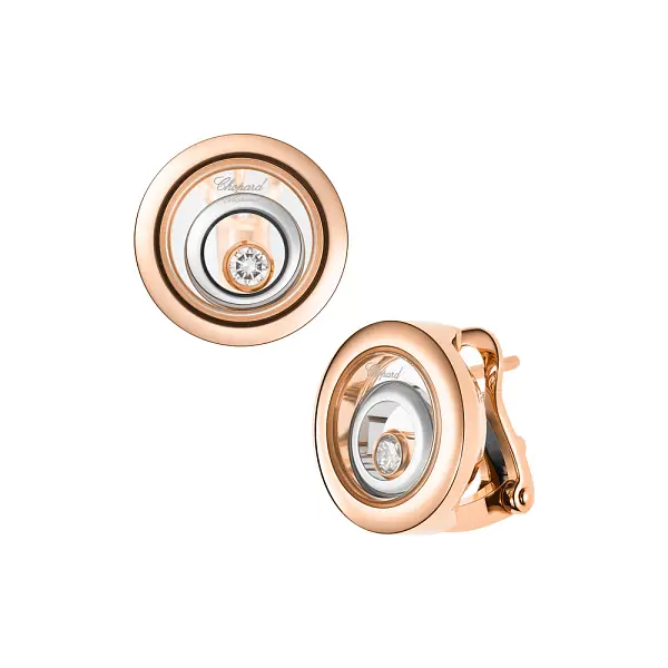 Золотые серьги Chopard Happy Spirit 848230-9001