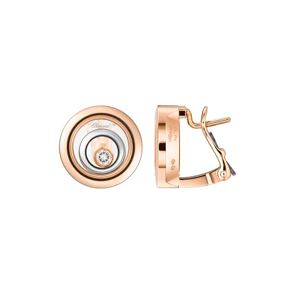 Золотые серьги Chopard Happy Spirit 848230-9001