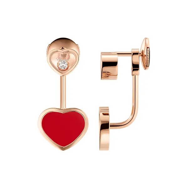 Золотые серьги Chopard Happy Hearts 83A082-5801