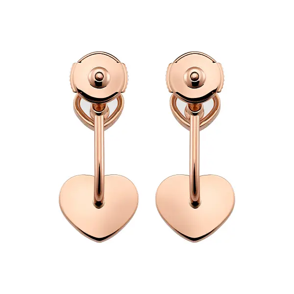Золотые серьги Chopard Happy Hearts 83A082-5801