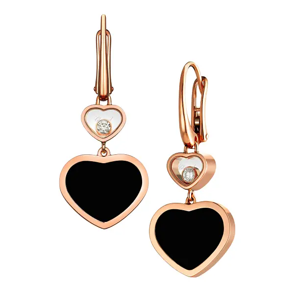 Золотые серьги Chopard Happy Hearts 837482-5210