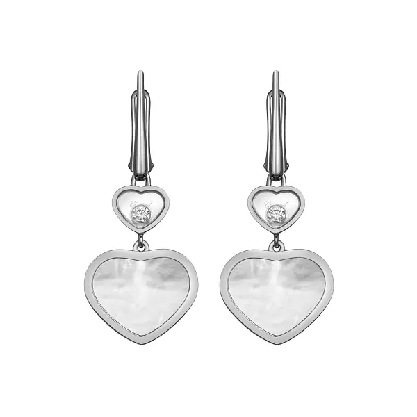 Золотые серьги Chopard Happy Hearts 837482-1310