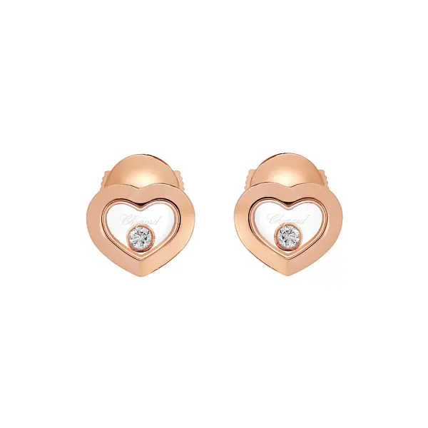 Золотые серьги Chopard Happy Diamonds 83A054-5001