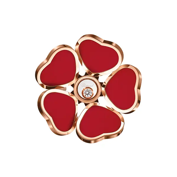 Золотое кольцо Chopard Happy Hearts Flower 82A085-5811