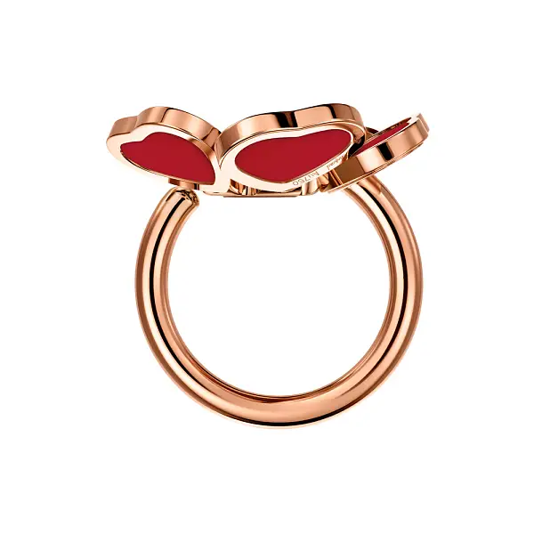 Золотое кольцо Chopard Happy Hearts Flower 82A085-5811