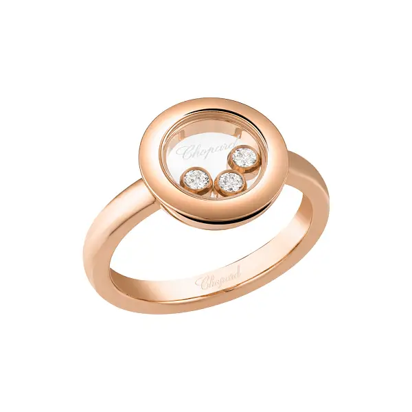 Золотое кольцо Chopard Happy Diamonds 82A018-5111