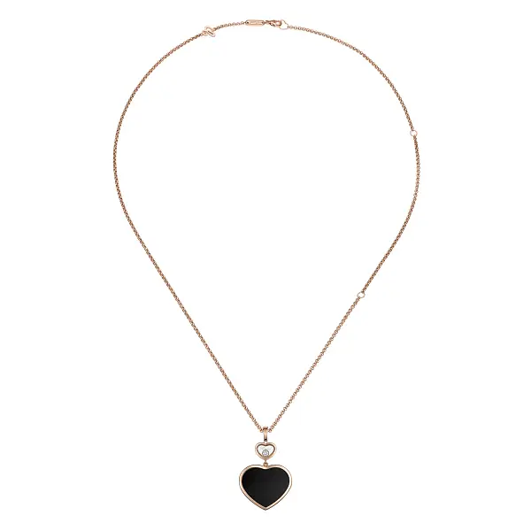 Золотая подвеска Chopard Счастливые сердца 79A075-5201