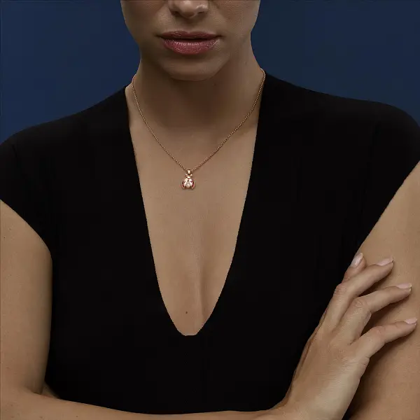 Золотой кулон Chopard Happy Diamonds Ladybird 79A186-5001