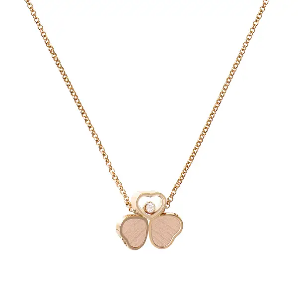 Золотой кулон Chopard Счастливые сердца 81A083-5711