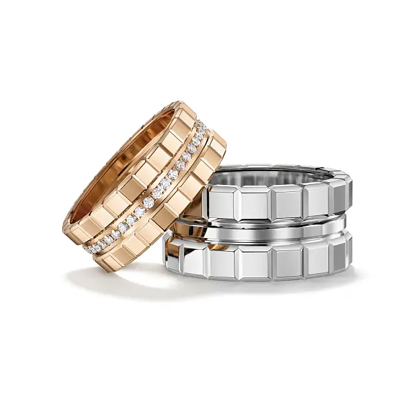 Золотое кольцо Chopard Ice Cube 827005-5041