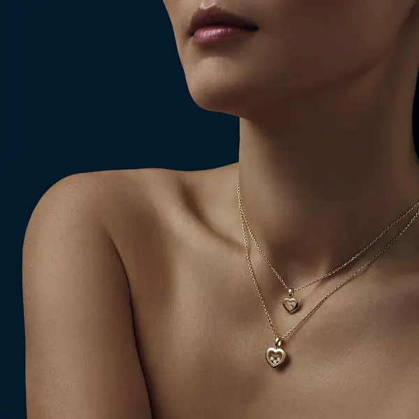 Золотой кулон Chopard Happy Diamonds 79A054-0001