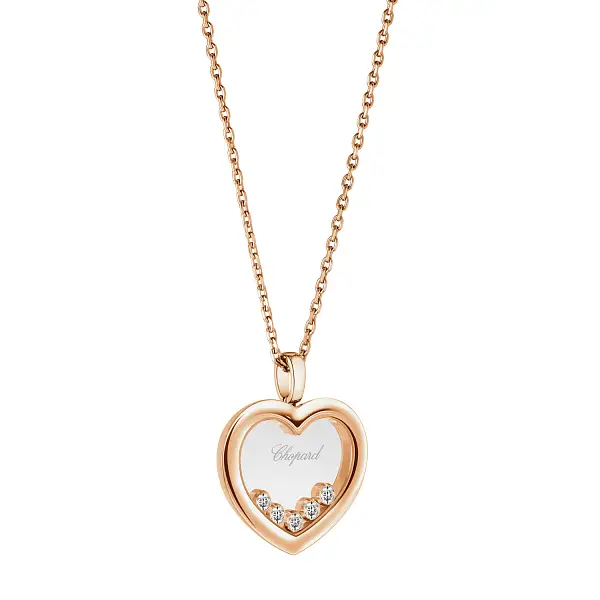 Золотой кулон Chopard Happy Diamonds 79A039-5001