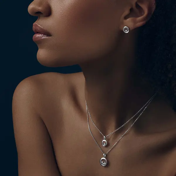 Золотой кулон Chopard Happy Diamonds 79A017-1001