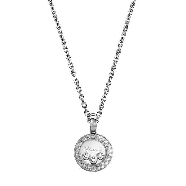 Золотой кулон Chopard Happy Diamonds 79A018-1201