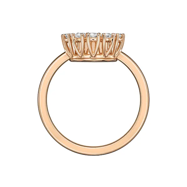 Золотое кольцо Chopard Happy Diamonds 82A609-5110