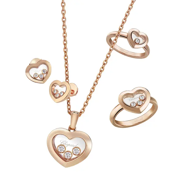 Золотое кольцо Chopard Happy Diamonds 82A054-5110