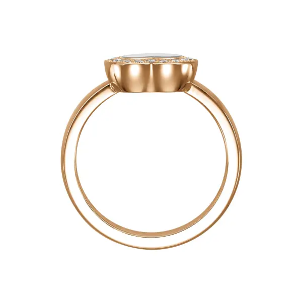 Золотое кольцо Chopard Happy Diamonds 82A054-5210