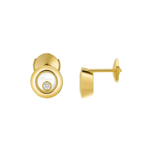 Золотые серьги Chopard Happy Diamonds 83A017-0001