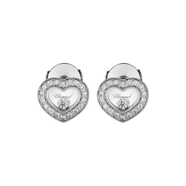 Золотые серьги Chopard Happy Diamonds 83A054-1201
