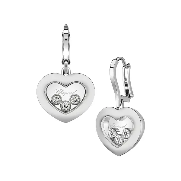 Золотые серьги Chopard Happy Diamonds 83A611-1301