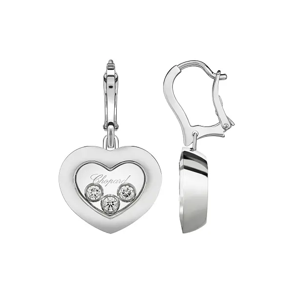 Золотые серьги Chopard Happy Diamonds 83A611-1301