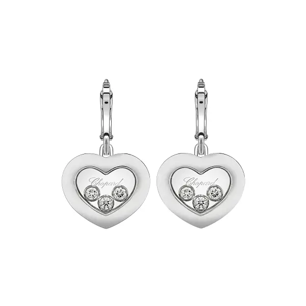 Золотые серьги Chopard Happy Diamonds 83A611-1301