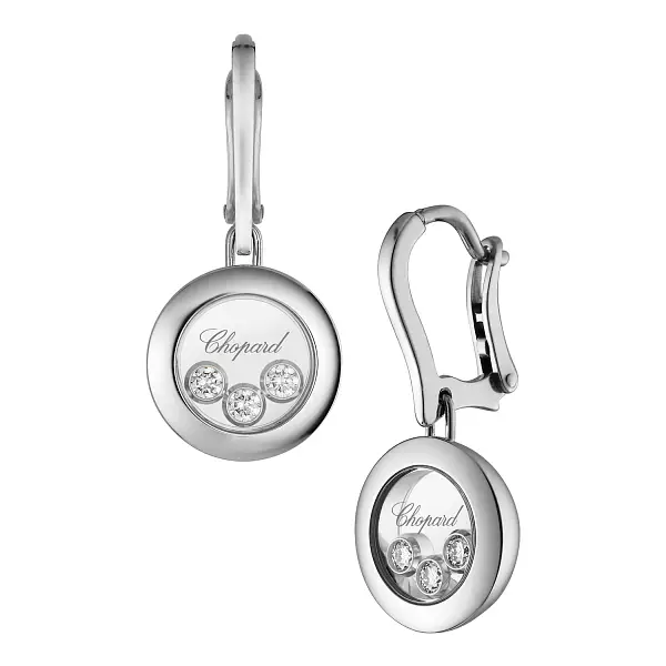 Золотые серьги Chopard Happy Diamonds 83A018-1301