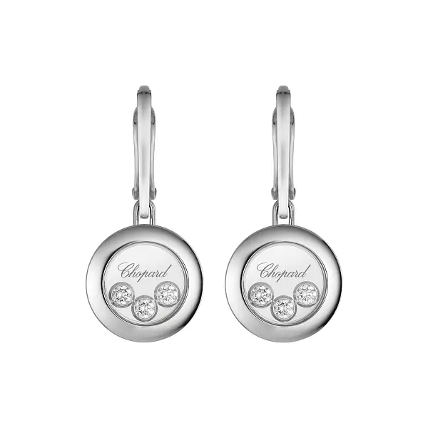 Золотые серьги Chopard Happy Diamonds 83A018-1301