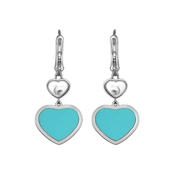 Золотые серьги Chopard Happy Hearts 837482-1410
