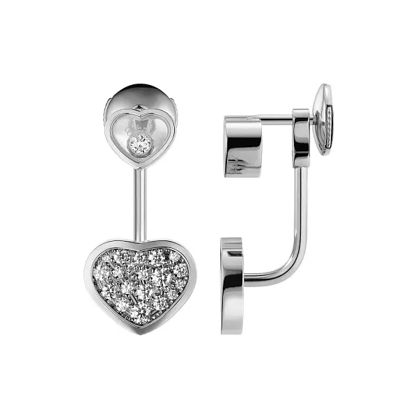 Золотые серьги Chopard Happy Hearts 83A082-1009
