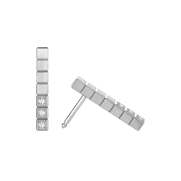 Золотые серьги Chopard Ice Cube Pure 837702-1002