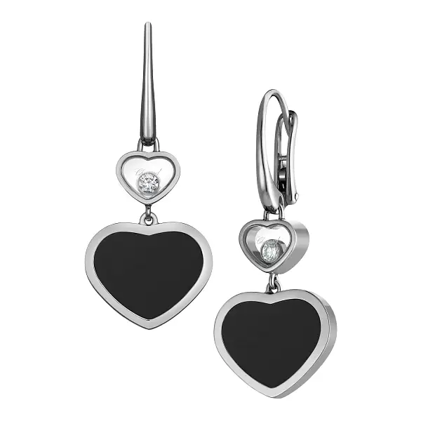 Золотые серьги Chopard Happy Hearts 837482-1210