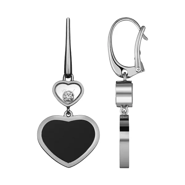 Золотые серьги Chopard Happy Hearts 837482-1210
