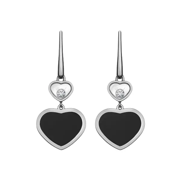 Золотые серьги Chopard Happy Hearts 837482-1210