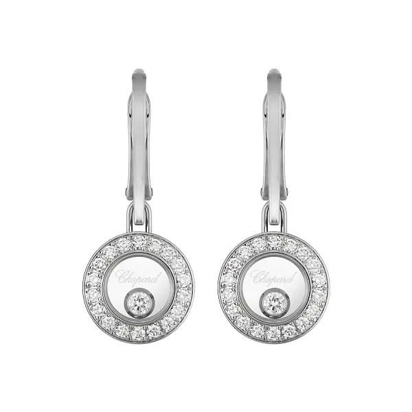 Золотые серьги Chopard Happy Diamonds 83A017-1401