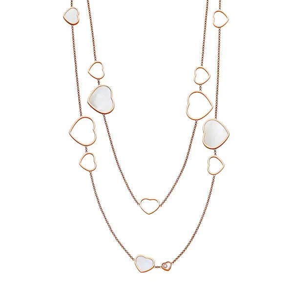 Золотое колье Chopard Happy Hearts 817482-5301