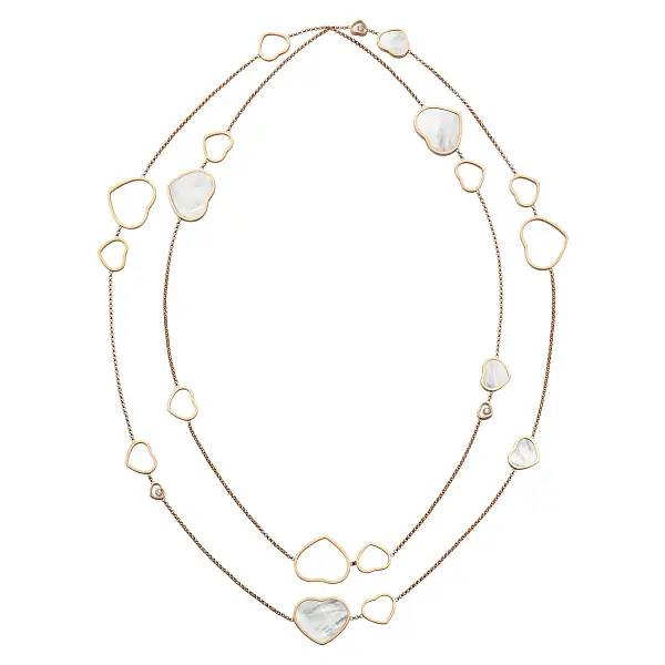Золотое колье Chopard Happy Hearts 817482-5301