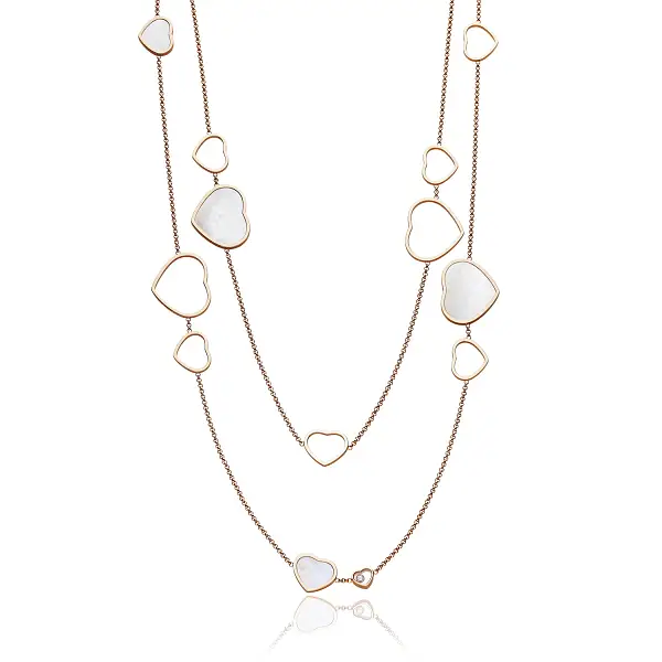 Золотое колье Chopard Happy Hearts 817482-5301