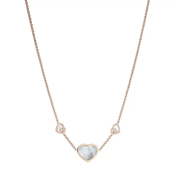 Золотое колье Chopard Happy Hearts 81A082-5301
